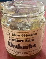 Mängden socker i Confiture Extra Rhubarbe