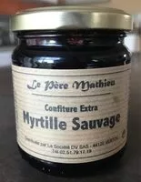 Mängden socker i Confiture myrtille sauvage