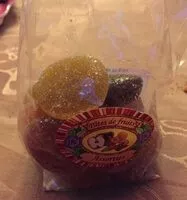 Mängden socker i Pâtes de fruits assorties