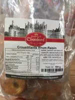 Mängden socker i Croustillants Rhum-raisin