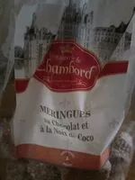 Mängden socker i Chambord Meringues au chocolat et a la noix de coco