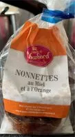Mängden socker i Nonnettes au miel et à l’orange