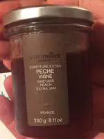 Mängden socker i Confiture Extra Peche Vigne