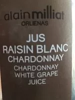 Mängden socker i Jus de raisin blanc