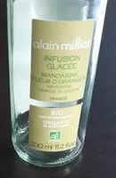 Mängden socker i Infusion glacée mandarine fleur d'oranger