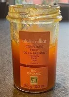Mängden socker i Confiture fruit de la passion