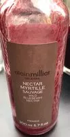 Mängden socker i Nectar myrtille sauvage