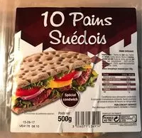 Mängden socker i 10 pains plats suedois