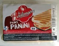 Mängden socker i Pain Panini X4