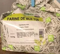 Mängden socker i Farine de blé T55
