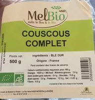 Mängden socker i Couscous complet