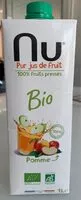 Mängden socker i Nu Pur Jus de Fruits 100% BIO Pomme 1L
