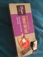 Mängden socker i Barre chocolat coeur de lait