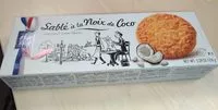 Mängden socker i Sablé à la noix de coco
