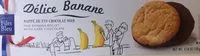 Mängden socker i Filet Bleu Délice banane nappé de fin chocolat noir le paquet de 12 130 g