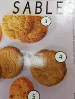 Mängden socker i Sablés à la noix de coco