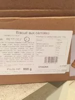 Mängden socker i Biscuit aux cereales