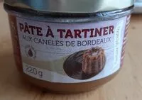 Mängden socker i Pâte à tartiner aux canelés de Bordeaux