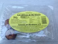Mängden socker i Canelés de Bordeaux