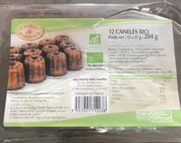 Mängden socker i 12 canelés bio