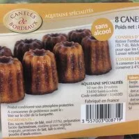 Mängden socker i Canelés au miel