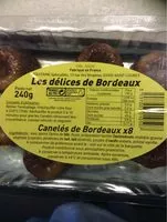 Mängden socker i Canelés de Bordeaux