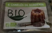 Mängden socker i 6 Canelés de Bordeaux