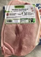 Mängden socker i Jambon supérieur sans sel nitrités ajouté