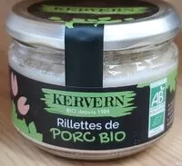 Mängden socker i Rillettes de porc bio