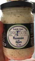 Mängden socker i Mayonnaise aux Algues