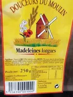 Mängden socker i Madeleines Longues