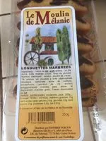 Mängden socker i Madeleines longues marbrées saveur chocolat