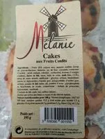 Mängden socker i cakes aux fruits confits