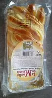 Mängden socker i Brioche tressée à la crème pâtissière