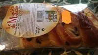 Mängden socker i Brioche tressée à la crème pâtissière pépites chocolat
