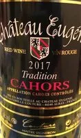 Mängden socker i Château Eugénie - Cahors 2017 Tradition