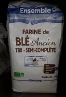 Mängden socker i Farine de blé ancien T80