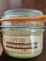 Mängden socker i Foie gras de canard entier