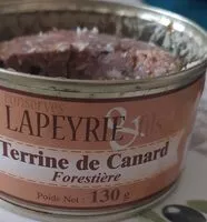 Mängden socker i Terrine de canard forestière