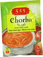 Mängden socker i Chorba legumes et vermicelle