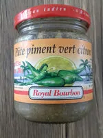 Mängden socker i Pâte de piment vert citron
