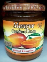 Mängden socker i Confiture Extra Mangue au sucre de canne