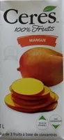 Mängden socker i 100% Fruits Mangue