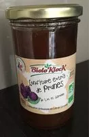 Mängden socker i Confiture extra de prunes