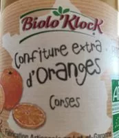 Mängden socker i Confiture extra d'orange