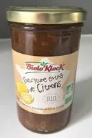 Mängden socker i Confiture de citrons