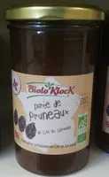 Mängden socker i Purée de pruneaux