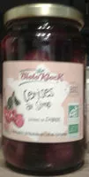 Mängden socker i Cerises au sirop