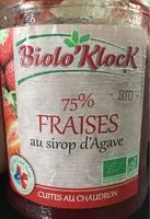 Mängden socker i Confiture fraise