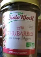 Mängden socker i Confiture rhubarbe au sirop d'Aagave